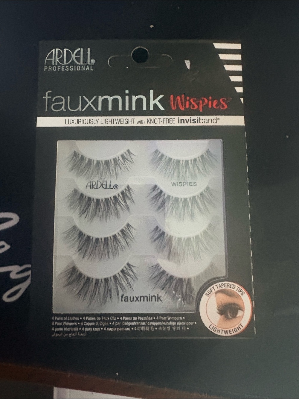 Ardell Faux Mink Wispies Lashes - Black